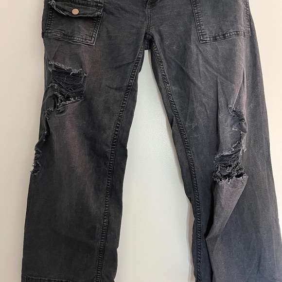 Anthropologie Black Cropped Jeans - Picture 5 of 8